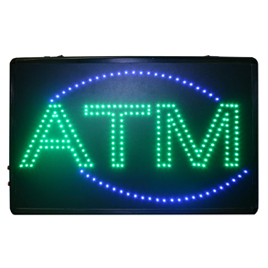 TableTop King ATM10L ATM LED Sign with Border 