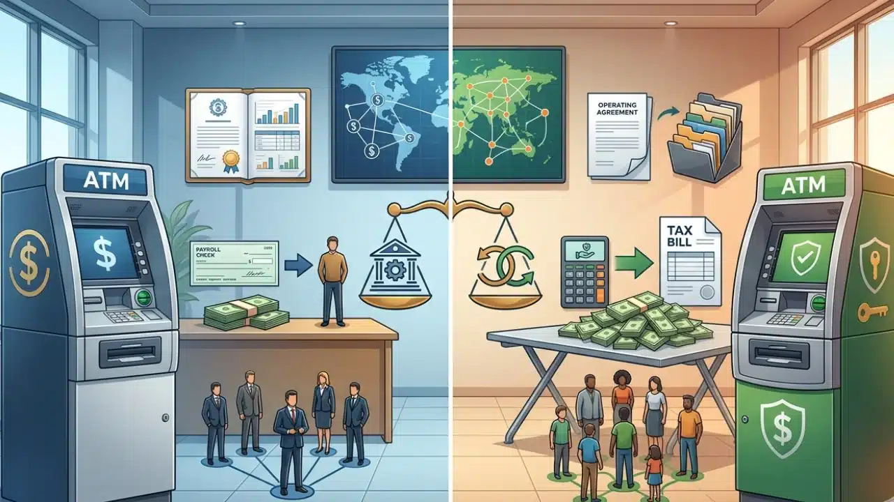 S Corp vs LLC for ATM