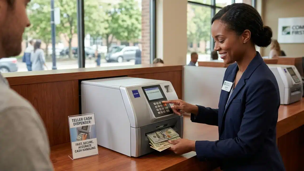 Teller cash dispenser