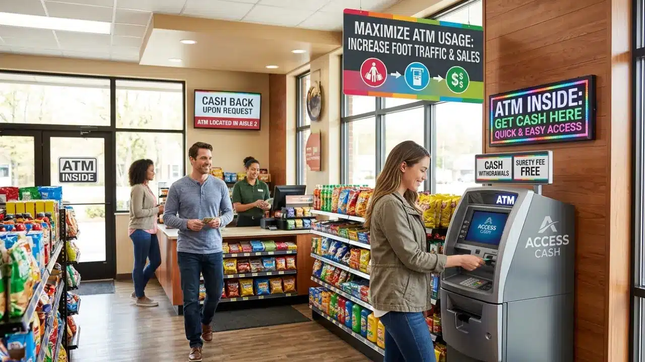 Tips to Increase ATM Usage in your Retail Store