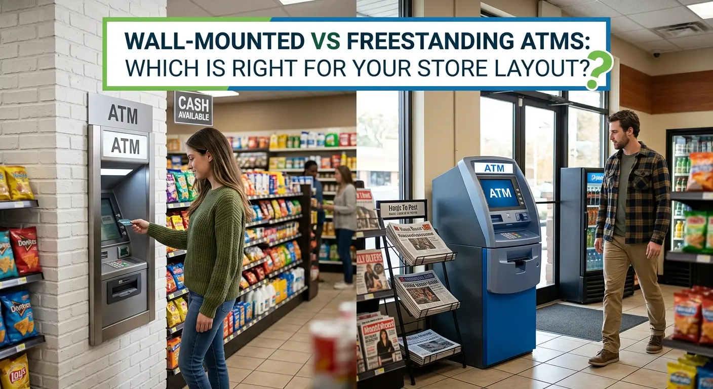 Wall-Mounted vs Freestanding ATMs